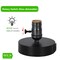 2PCS Vintage Industrial Table Lamps Bedside Desk Lamps with 2 USB Ports, Metal Base E26 Bulb Compatible, Retro Farmhouse Decor for Bedroom, Office, or Café
